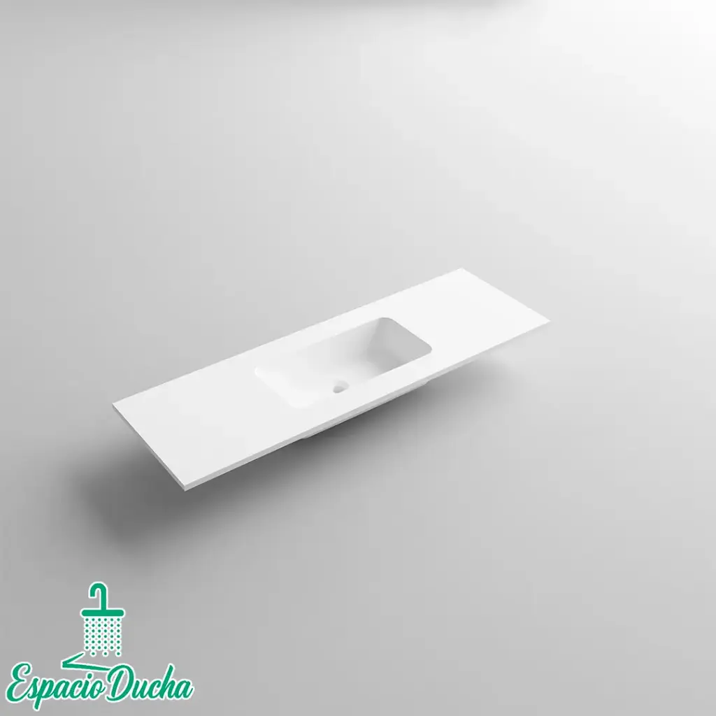 B1450 (lavabo mineral mate. Opción seno centrado o desplazado izq. o drcha) (M)