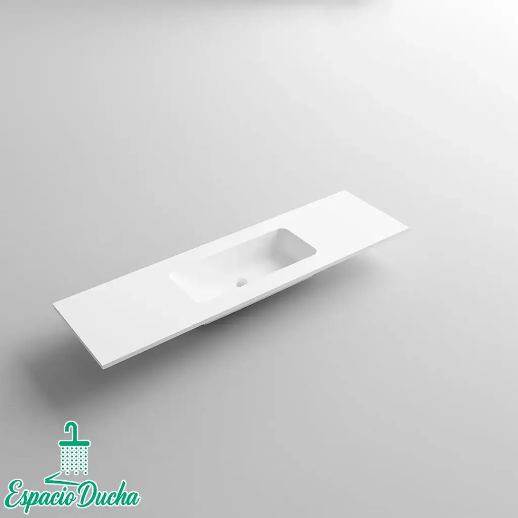 B1650 (lavabo carga mineral mate. Opción seno centrado o desplazado izq. o derecha) (M)