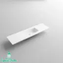 B1650 (lavabo carga mineral mate. Opción seno centrado o desplazado izq. o derecha)