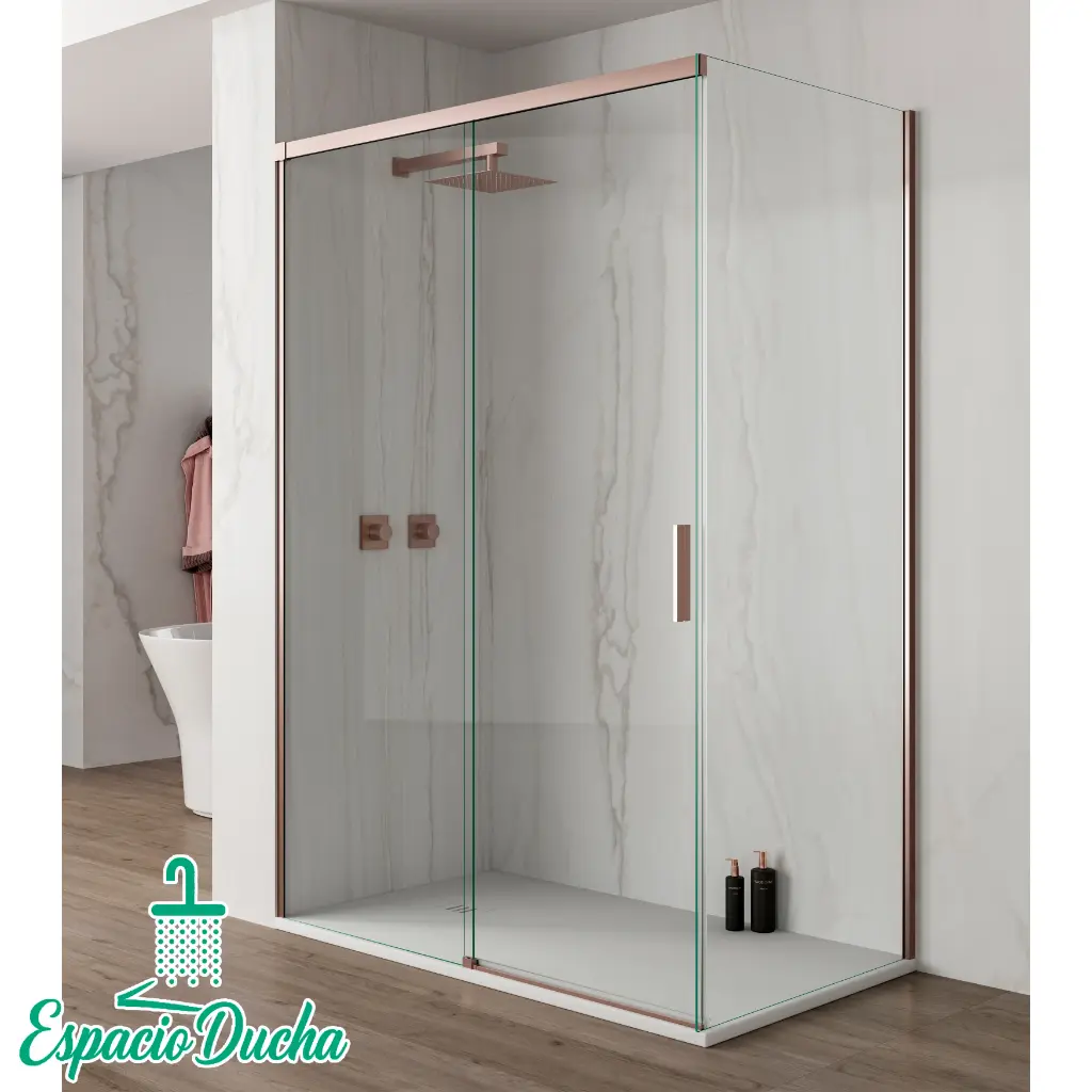 DEVA II (frontal ducha + fijo lateral)