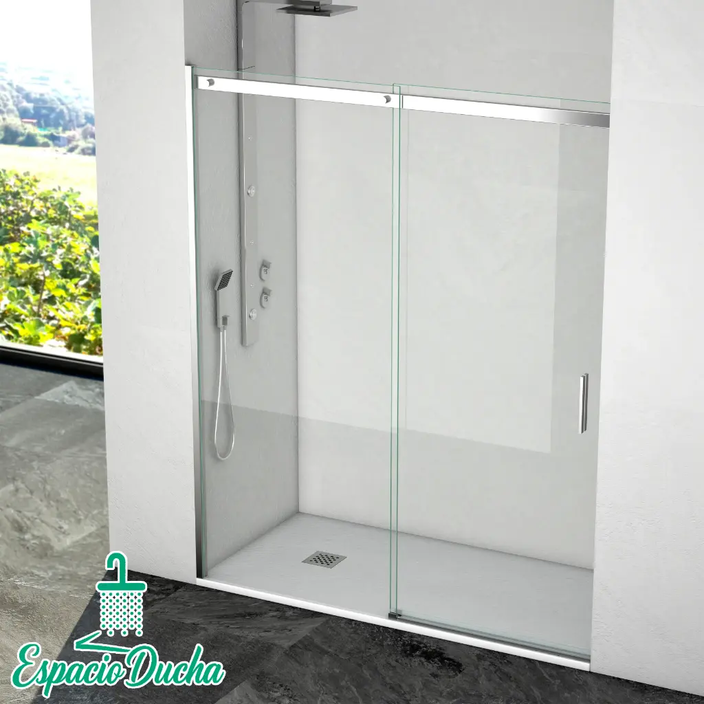 KURA (frontal ducha diseño) (100, Cromo)